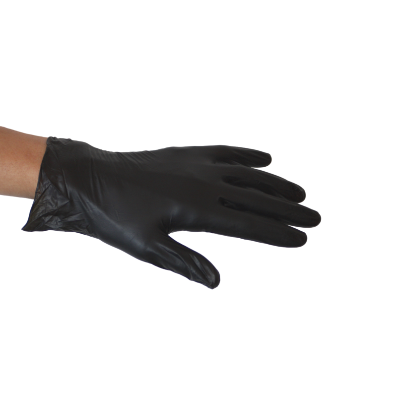 Gant Vinyle-Nitrile Noir non poudré