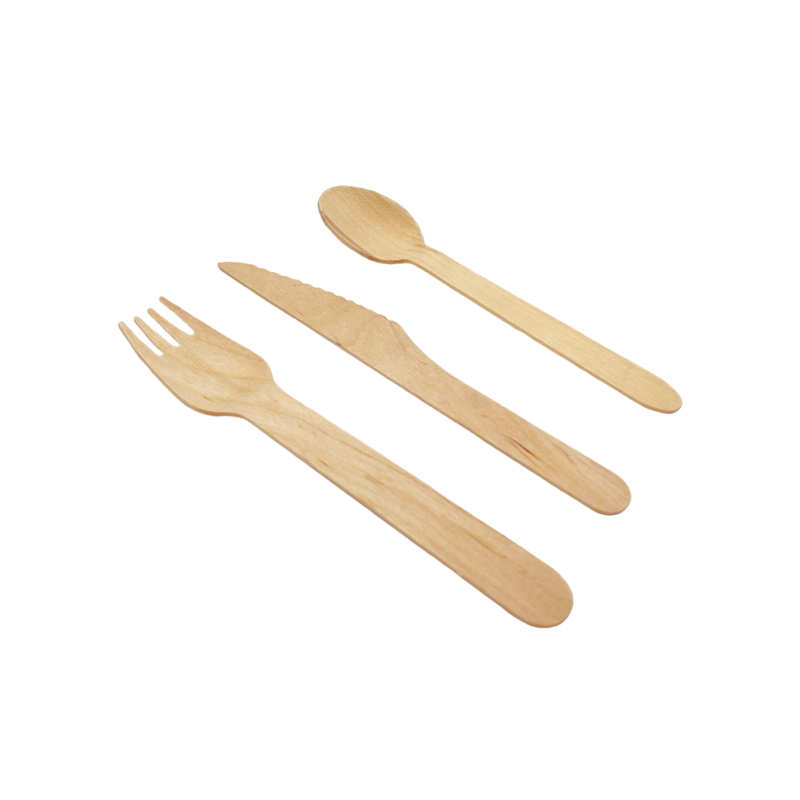 Couverts en Bois en Vrac - 160 mm