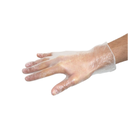 Gant Vinyle Translucide micro-poudré