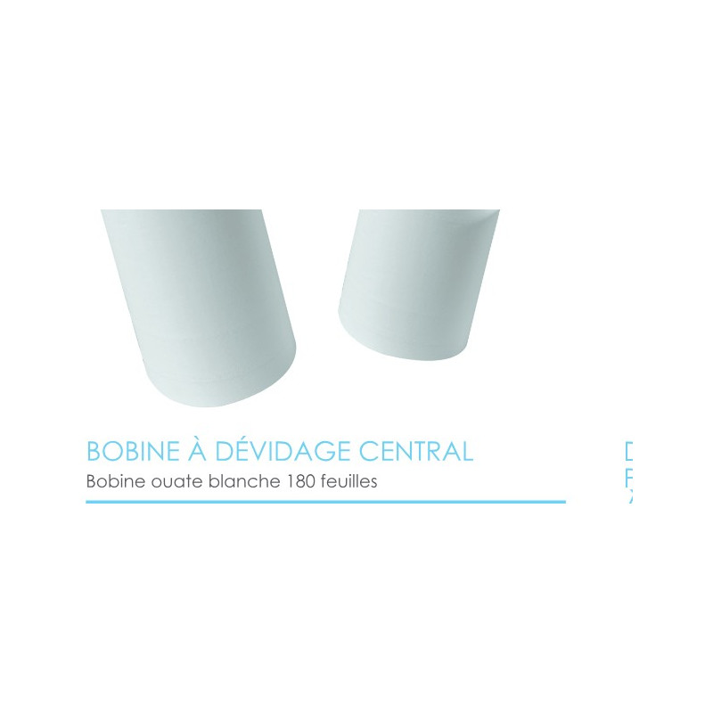 Bobine Essuyage Lisse à Dévidage Central - 450 Feuilles | De Facto