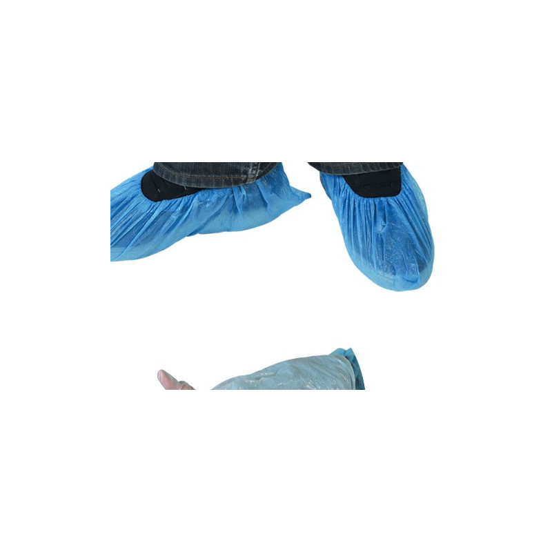 Surchaussures Bleue en PP élastiquées à la cheville Sans la… | De Facto