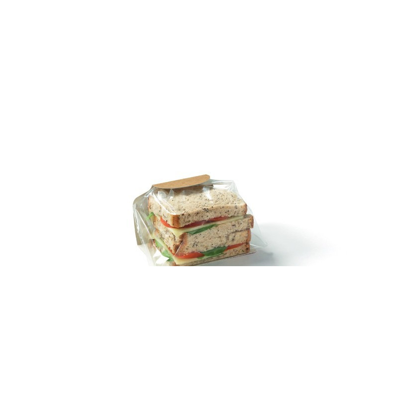 Sachet "LE SQUARE" pour Sandwich Carré - Avec Info-Tri | De Facto